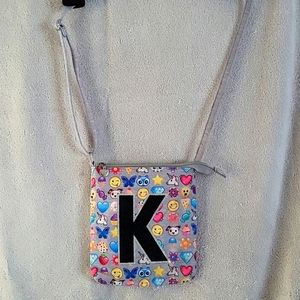 EUC Justice Brand "K" Initial Purse